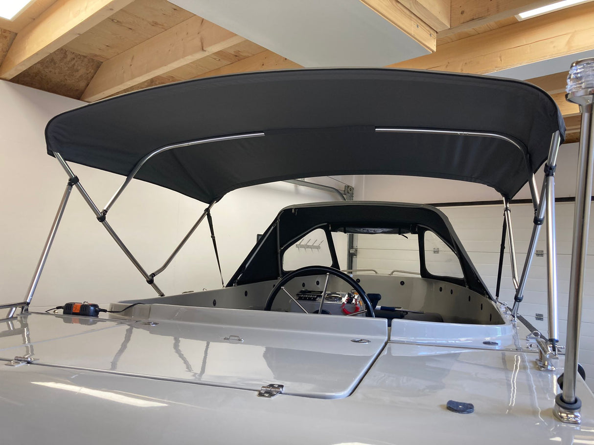 Navishade aluminium 3 boog biminitop H117 B215-228 cm - Bateau Bootservice