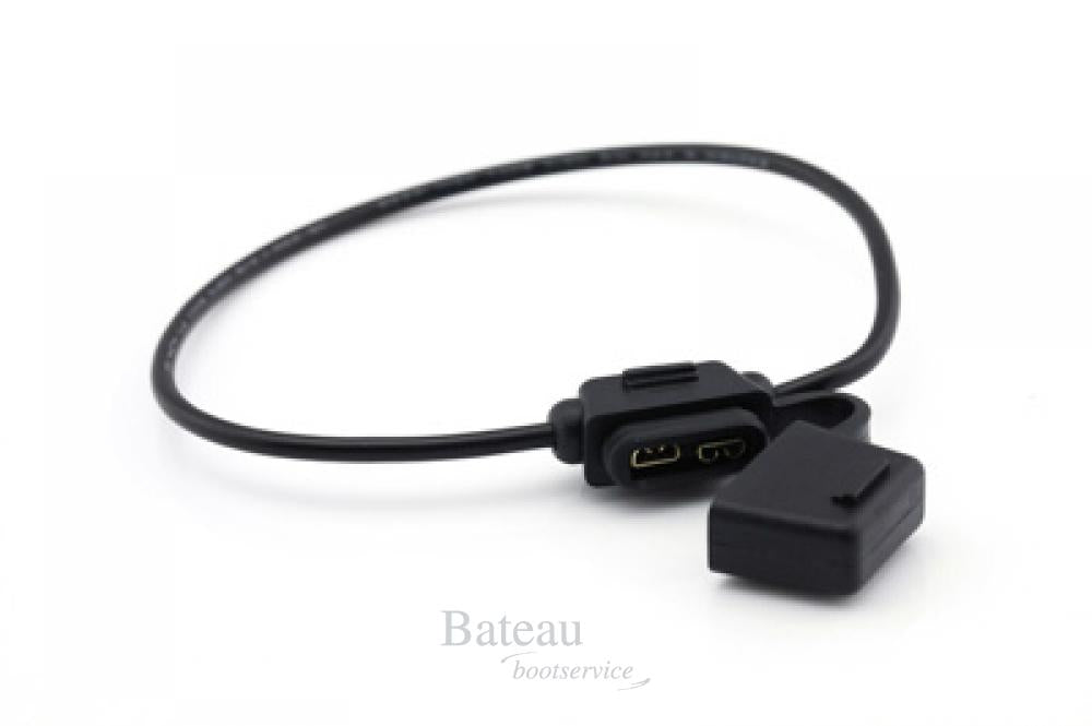 RIPCA Zekeringhouder std. 2,0 mm² zwarte kabel 1x