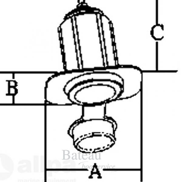 RVS Sigarettenaansteker met verlichting, plug, aansteker & kabels - Bateau Bootservice