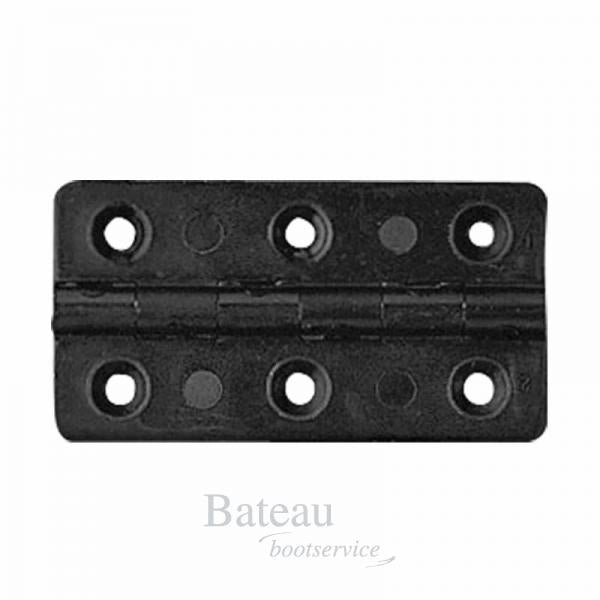 Schanier zwart 30 x 60 mm