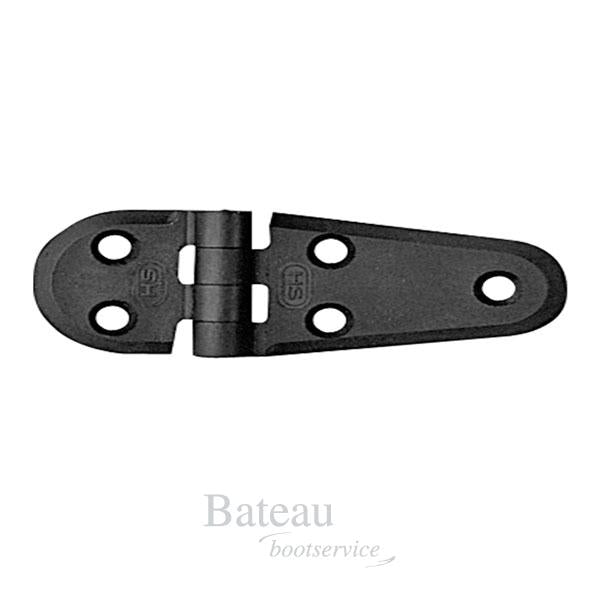 Scharnier zwart of wit 100 x 40 mm