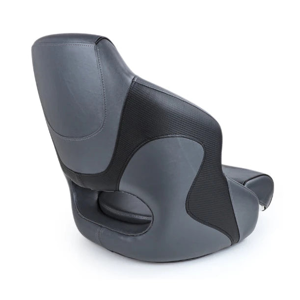 Sportlicher hochklappbarer Bootssitz – Schwarz/Anthrazit