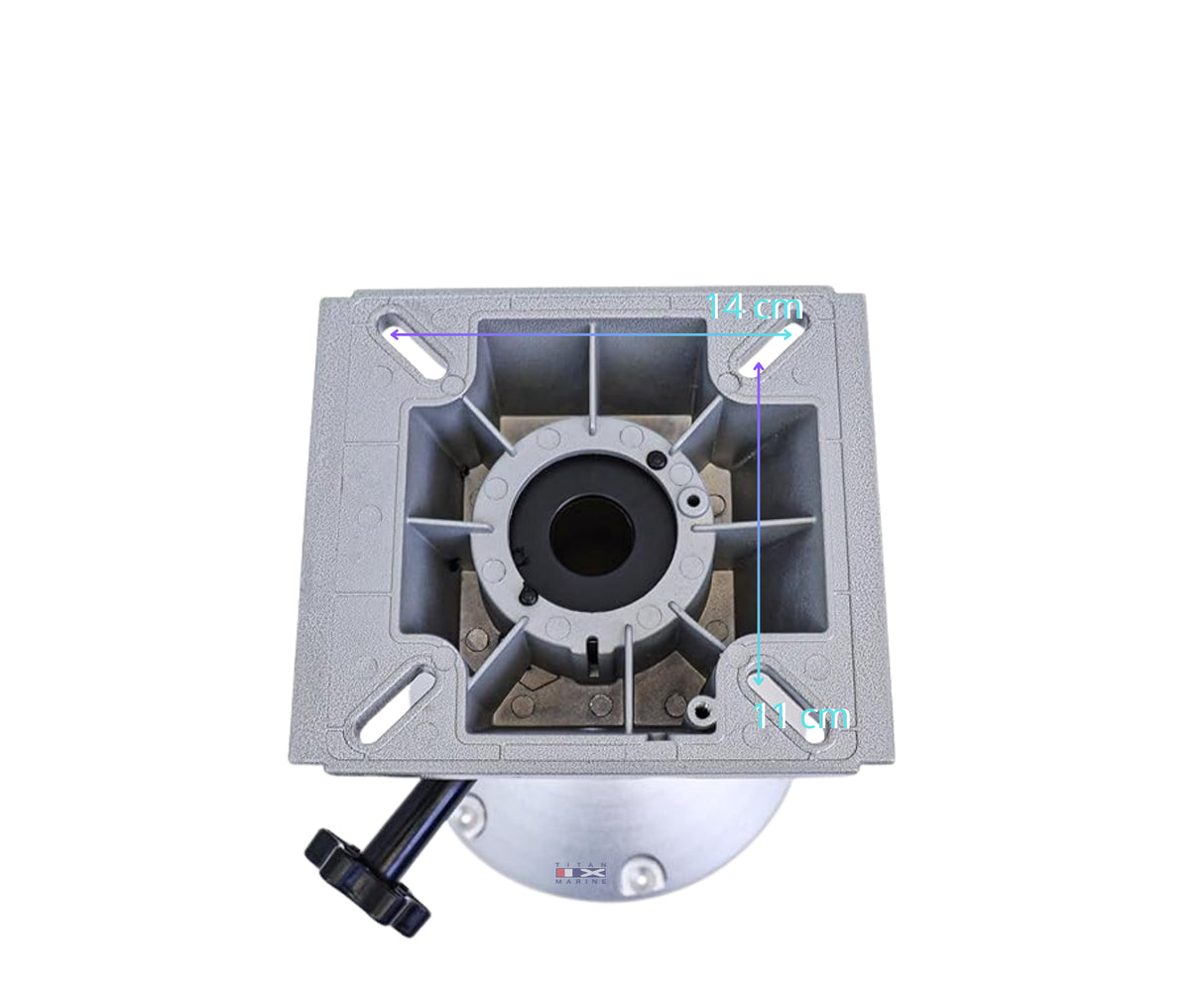 Stoelpoot de luxe 38 cm inbouw