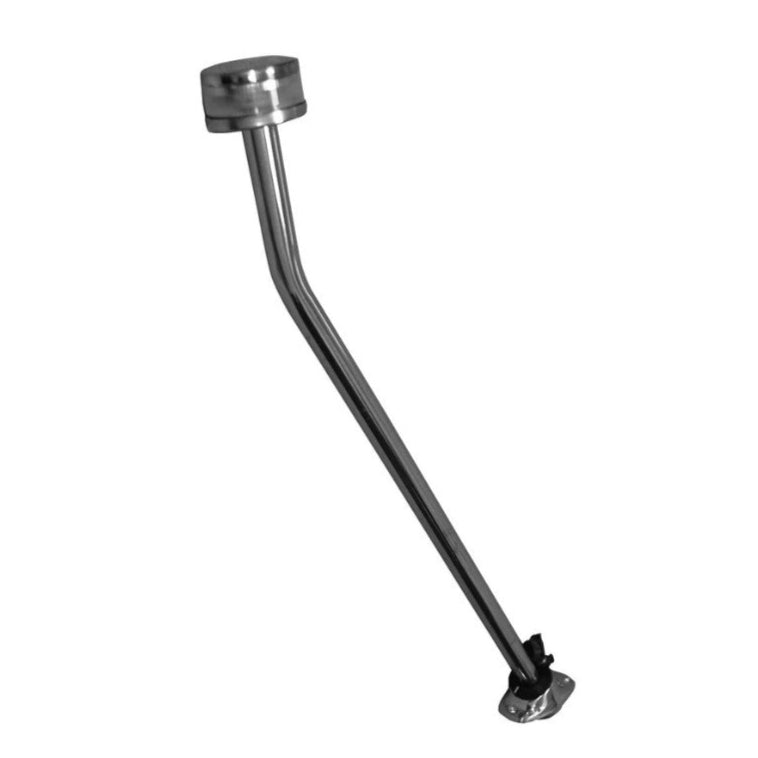 Allround LED bootlicht RVS 60 cm – 360° uittrekbaar, volledig RVS met voet.