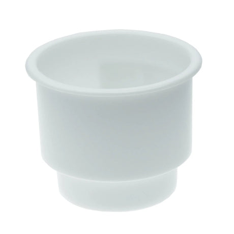 Getränkehalter für den Einbau, Kunststoff, weiß, Ø82 mm x 101 mm