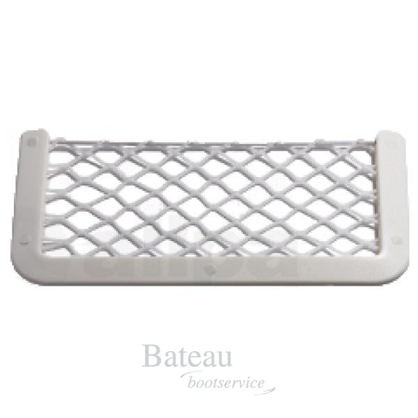 Wit kunststof frame met opbergnet