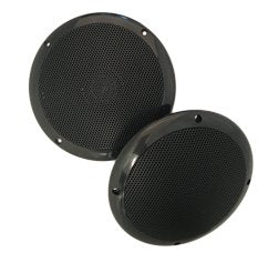 Allpa waterdichte luidsprekerset 60W, IP67, wit of zwart, ideaal voor boten en maritieme toepassingen.