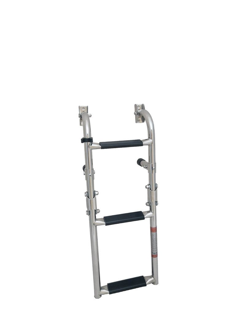 Hollex uitklapbare zwemtrap rvs316 1+2 treden - Bateau Bootservice