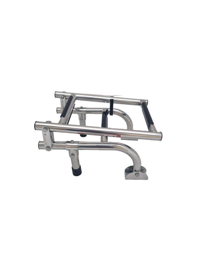 Hollex uitklapbare zwemtrap rvs316 1+2 treden - Bateau Bootservice