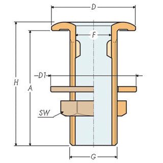 Guidi messing huiddoorvoer - Bateau Bootservice