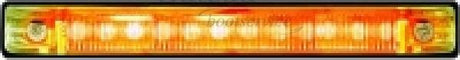 6 AMBER STIP LIGHT 12V - Bateau Bootservice