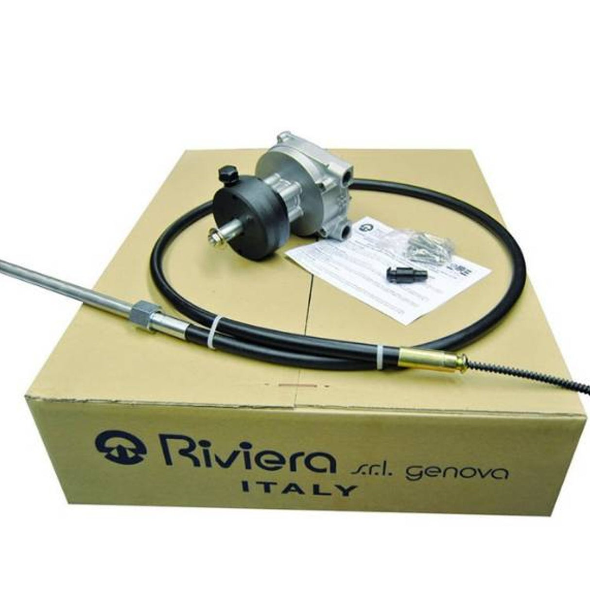 Riviera stuursysteem KMDA100M – mechanisch stuurhuis met TO2 kabel, geschikt voor boten tot 10,5 meter en 250 pk.