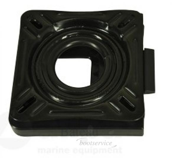 Afneembaar gelakt stalen draaiplateau boot stoel 360 graden - Bateau Bootservice