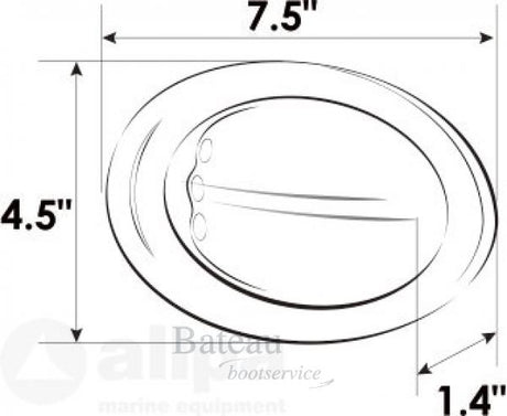 Opbouw RVS 316 dockinglights - Bateau Bootservice