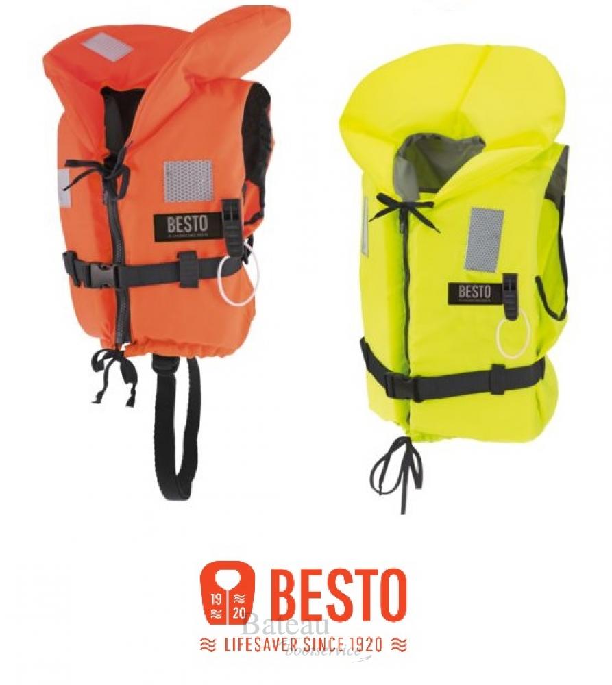 Besto Econ Geel 100N reddingsvest - Bateau Bootservice
