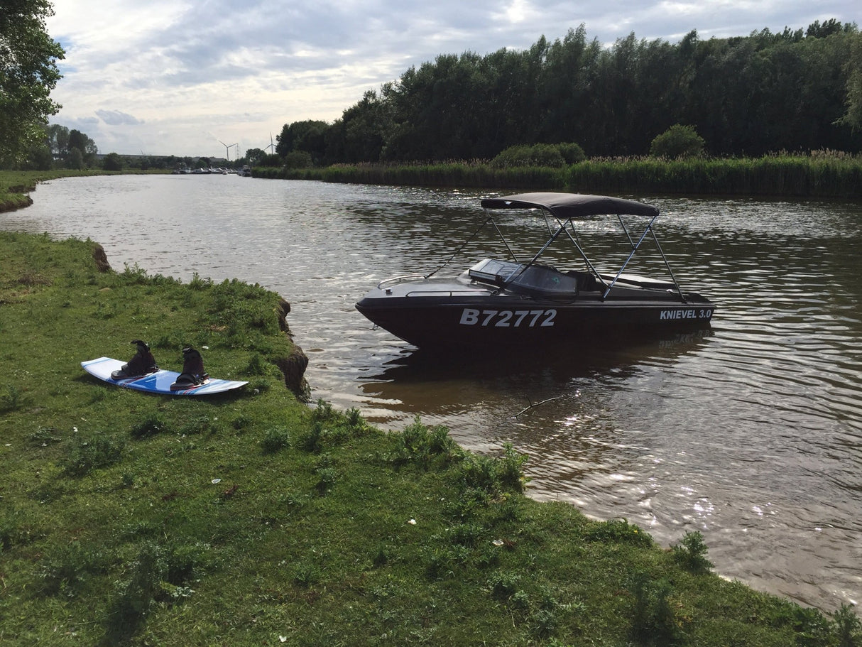 Navishade aluminium 3 boog biminitop H117 B215-228 cm - Bateau Bootservice