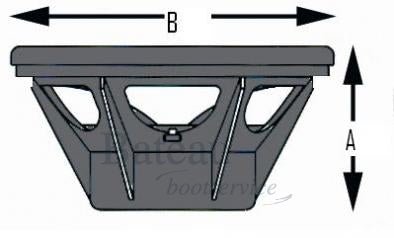 Boss 300 W wit per paar - Bateau Bootservice