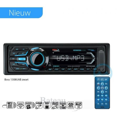 Boss Marine Radio 1308UAB zwart - Bateau Bootservice
