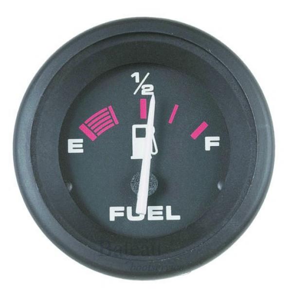 Veethree Amega domed brandstofniveaumeter (SW) 240-33 ohm - Bateau Bootservice