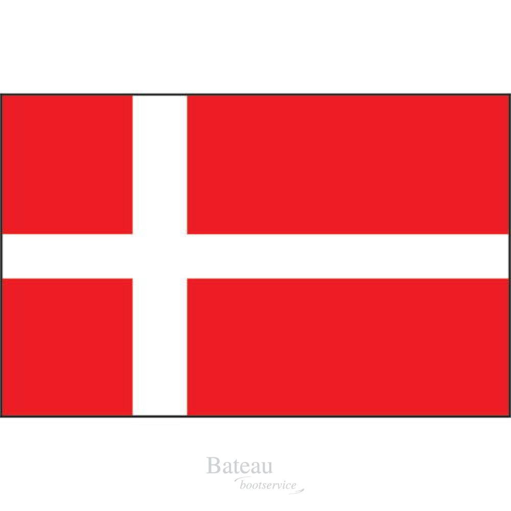 Deense vlag 20 x 30 cm - Bateau Bootservice