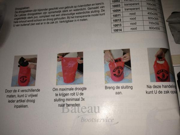 Droogzak 700 x 350mm - Bateau Bootservice