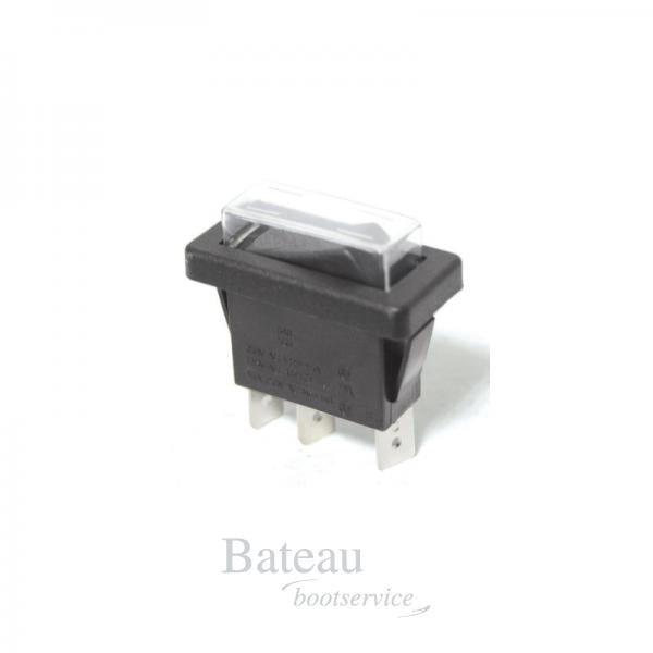 Drukschakelaar ON -OFF 12/24 volt - Bateau Bootservice