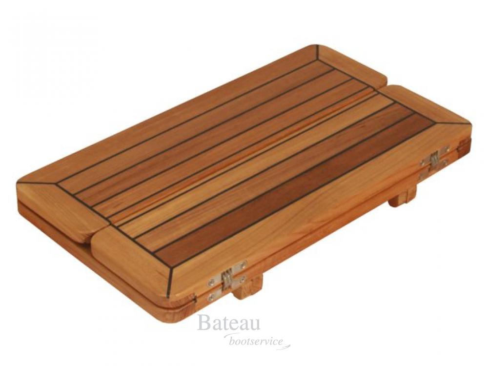 EUDE Teak Tafelblad Wing Caulked opklapbaar - Bateau Bootservice