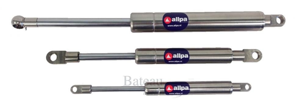 Gasveer RVS telescopisch, balljoint bevestiging - Bateau Bootservice