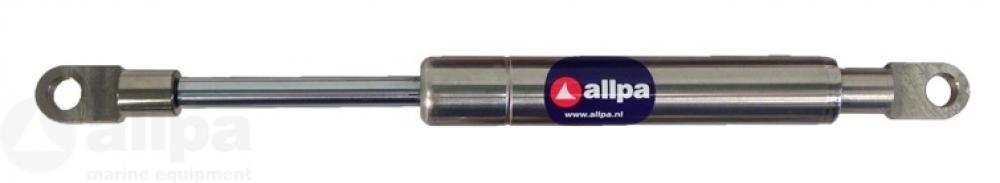 Gasveer RVS telescopisch, oogbevestiging verschillende lengtes - Bateau Bootservice