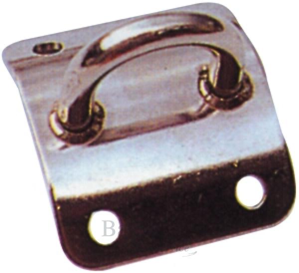 Gebogen oogplaat RVS 42 x 46 mm - Bateau Bootservice