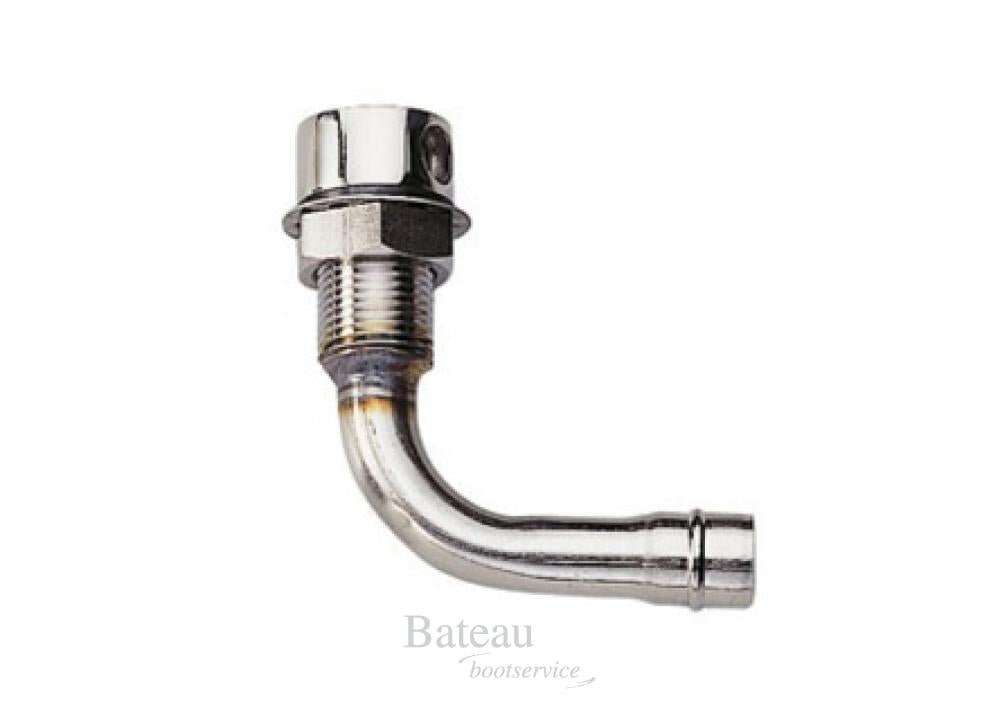 Hollex ontluchtingsnippel rvs A4 haaks ø16 - Bateau Bootservice