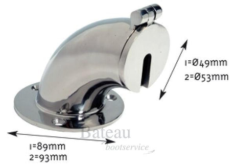 Ketting-dekdoorvoer RVS 316 - Bateau Bootservice