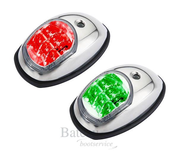 LED navigatieverlichting RVS per paar - Bateau Bootservice