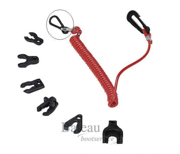 Man over boord schakelaar Noodstopclip TOHATSU - Bateau Bootservice