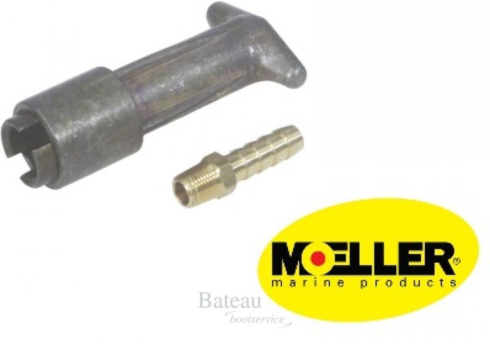 Mercury Brandstofstekker tankzijde 5/16" - Bateau Bootservice
