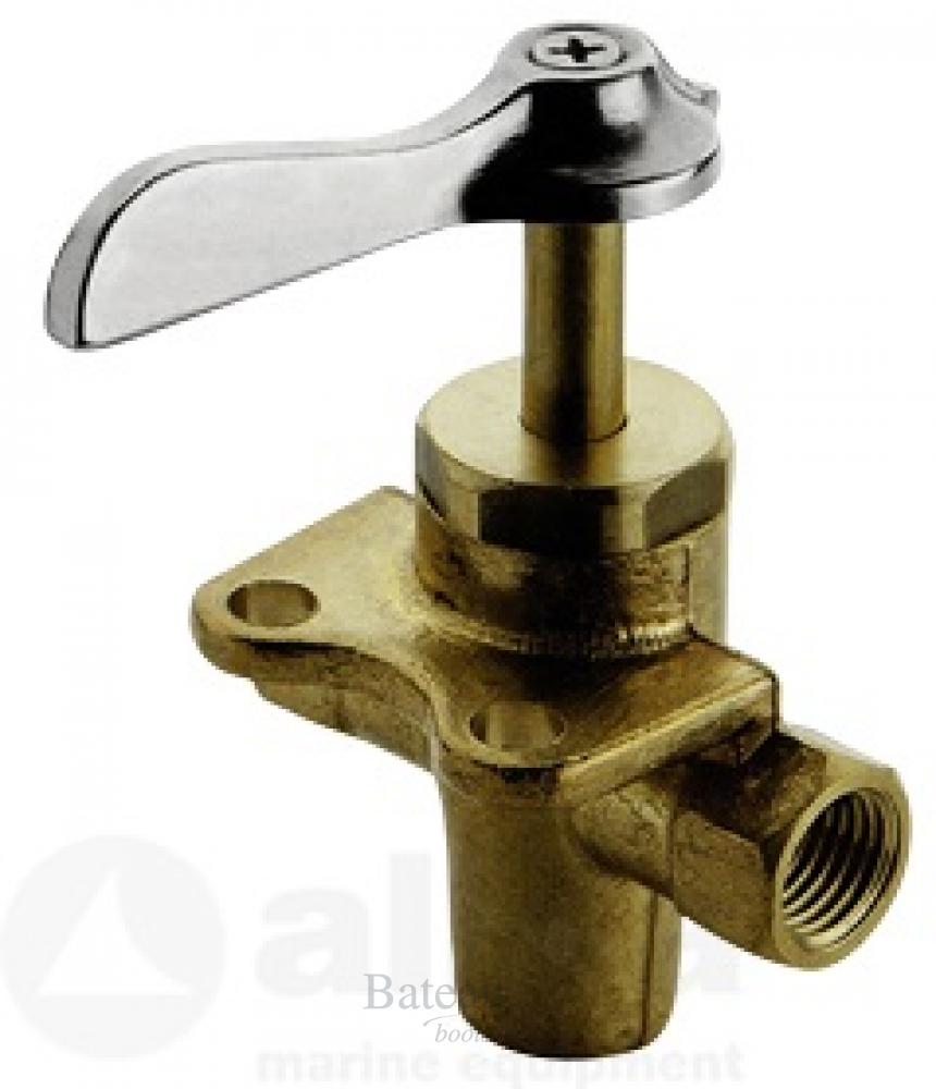 Messing 3-weg kraan, 3/8", 12-15mm - Bateau Bootservice