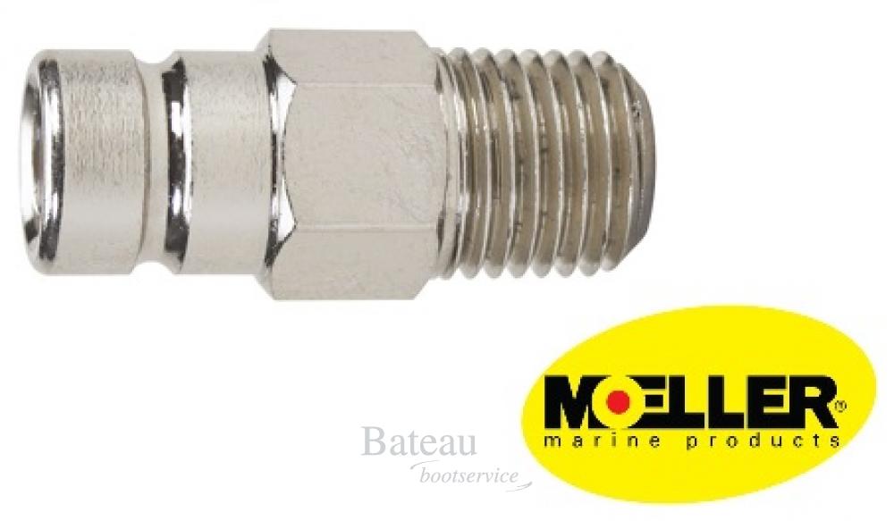 Sierra Brandstofstekkeradapter, 1/4" NPT, Chrysler / Force / Suzuki, female - Bateau Bootservice