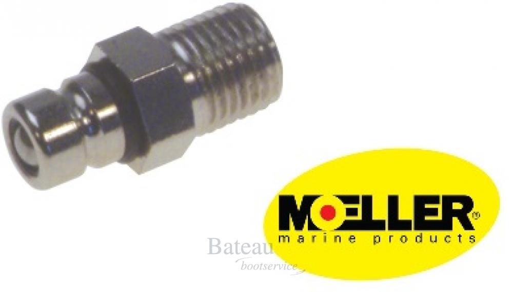 Sierra Brandstofstekkeradapter 1/4" NPT, Nissan / Suzuki, male - Bateau Bootservice