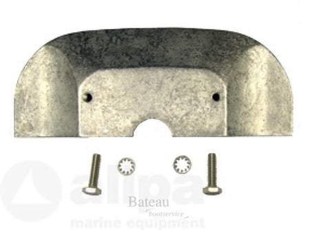 Navalloy Mercury Anode; Alpha Cavitation Plate - Bateau Bootservice