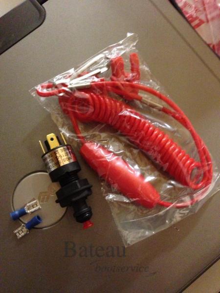Noodstopschakelaar voor inboard en outboard - Bateau Bootservice