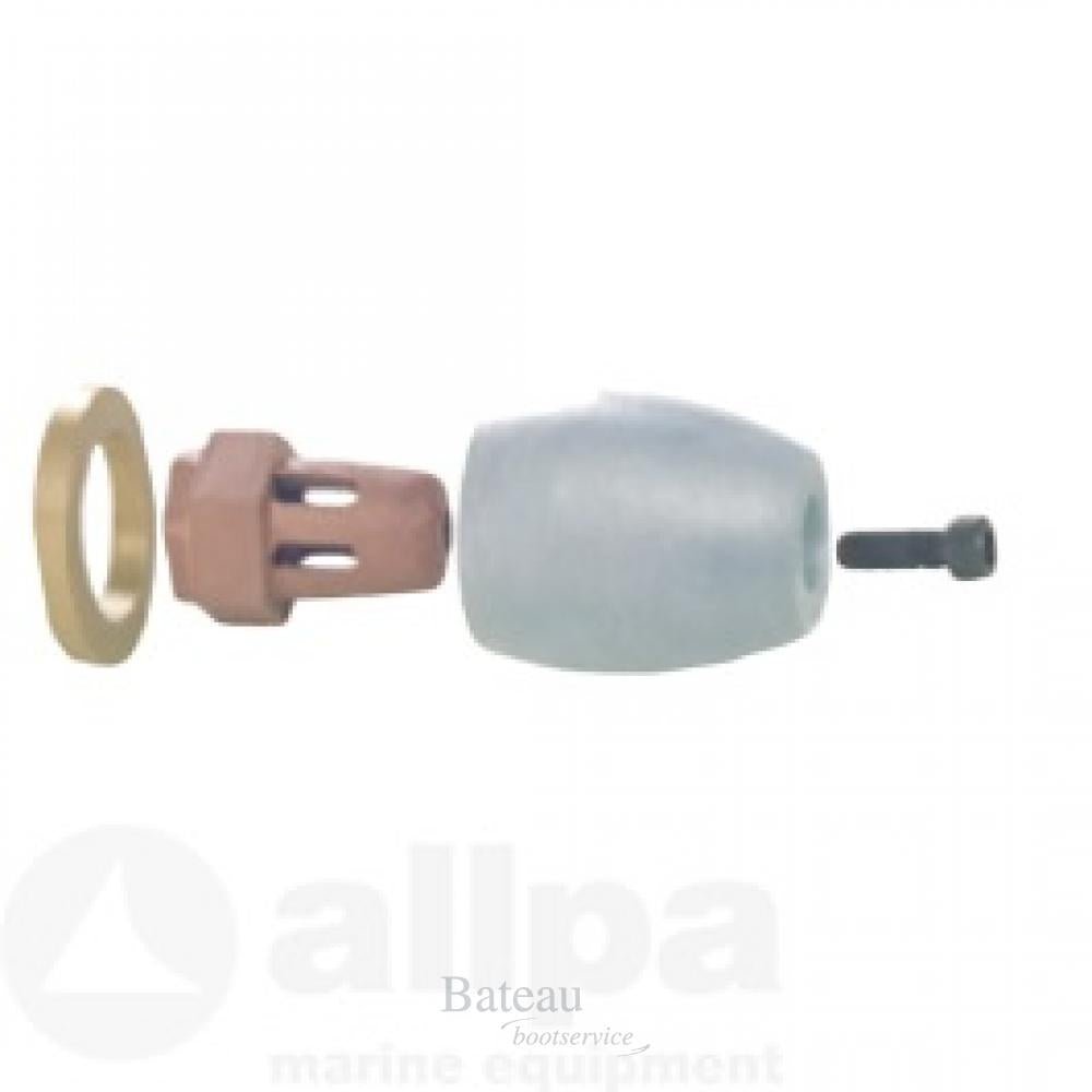 Prop nut assembly Alpha 1 en Bravo 1 Fijne schroefdraad (3/4“ NC10) - Bateau Bootservice