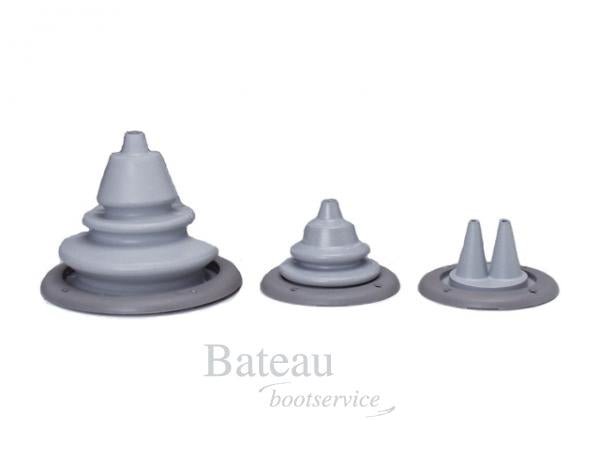 R3 B 2 doorvoeren zwartt wit of grijs - Bateau Bootservice