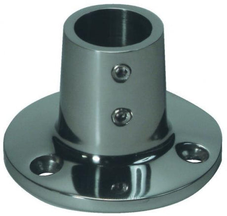 Railingsteun 90 graden, ronde voet 25,4 mm - Bateau Bootservice