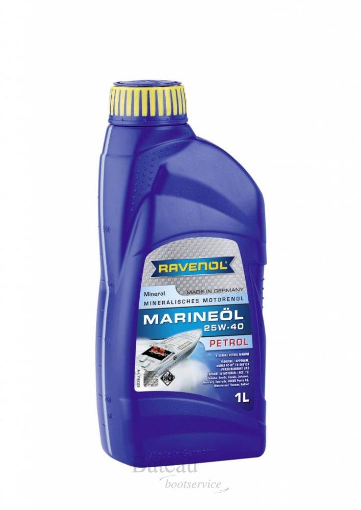 Ravenol Inboard motorolie 25W40 - Mineral - 1 Ltr - Bateau Bootservice