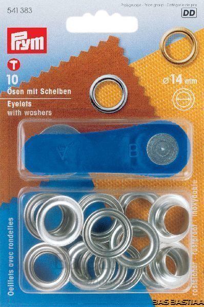 Ringen met tegenring MS zilverkleurig 14,0mm - Bateau Bootservice