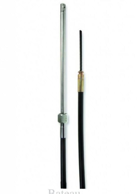 Riviera stuurkabel T02 – geschikt voor MDA100 en MDA100M stuurhuizen, CE gekeurd, roestvrij staal en messing onderdelen.