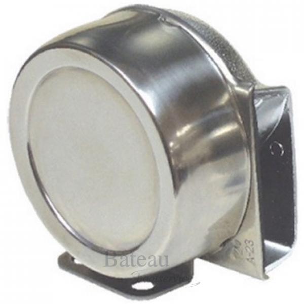 RVS Claxon boot opbouw 12 Volt - Bateau Bootservice