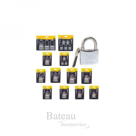 RVS Hangslot 40 mm lange beugel SeaLock - Bateau Bootservice