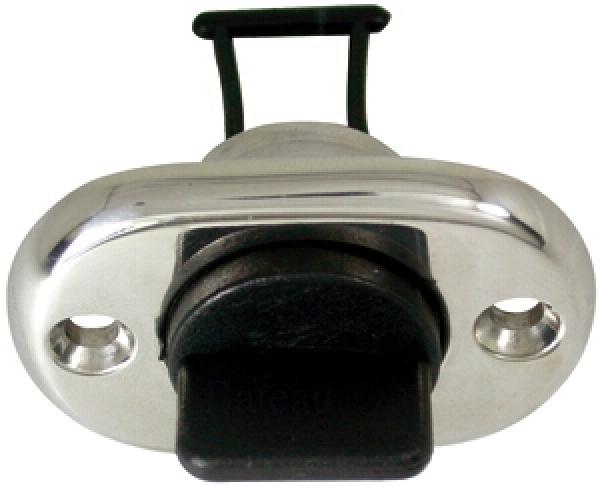 RVS Lensplug met kunststof schroefplug - Bateau Bootservice