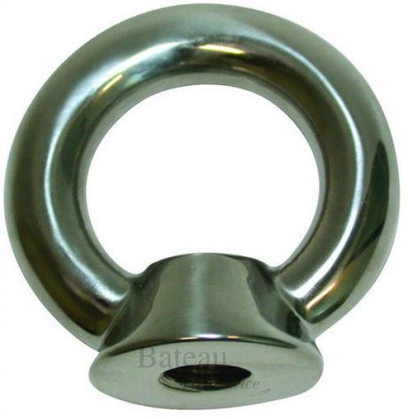 RVS schroefoog / oogmoer M12 - Bateau Bootservice